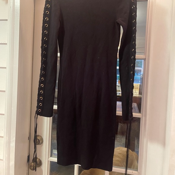 Romeo and Juliet couture black tie sleeve dress size small new with tags - Picture 4 of 7